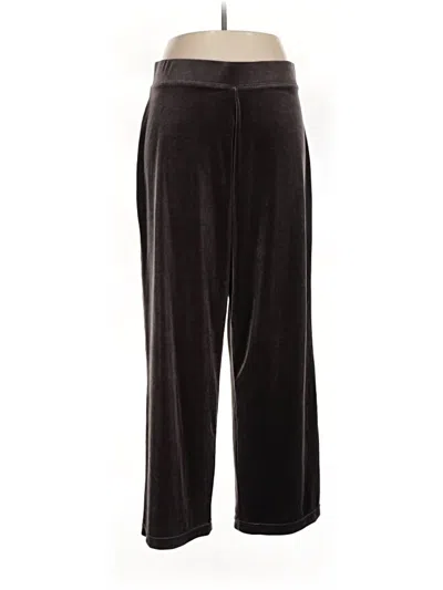 Pre-owned Susan Graver Casual Pants In Black