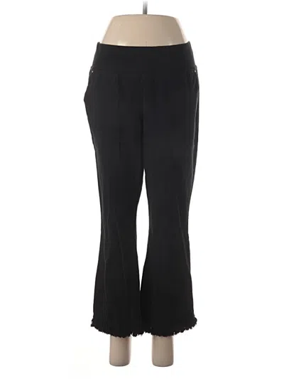 Pre-owned Susan Graver Casual Pants In Black