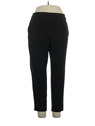 Pre-owned Susan Graver Casual Pants In Black