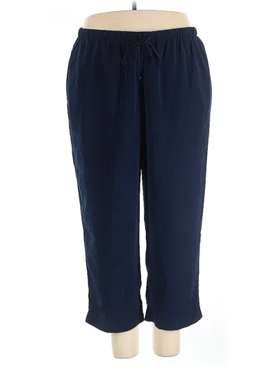 Pre-owned Susan Graver Casual Pants In Blue