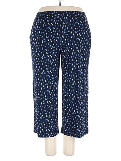 Pre-owned Susan Graver Casual Pants In Blue