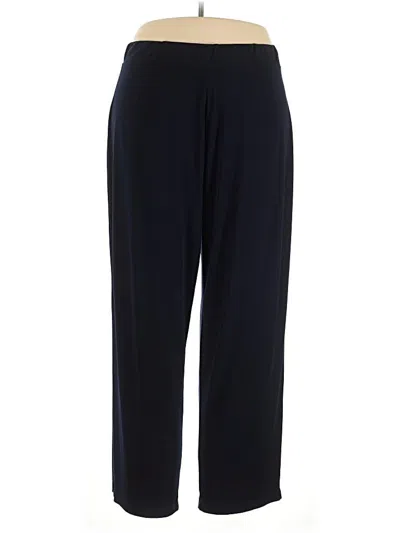 Pre-owned Susan Graver Casual Pants In Blue