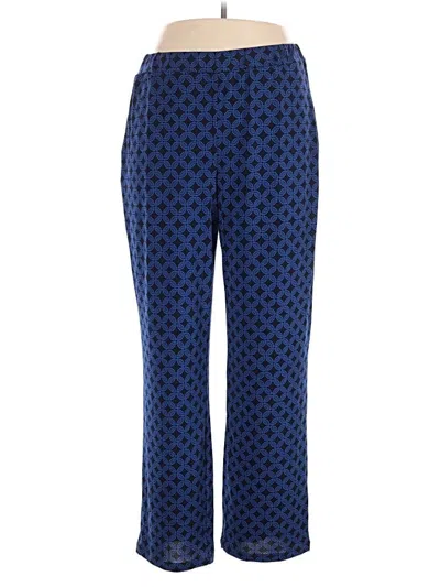 Pre-owned Susan Graver Casual Pants In Blue