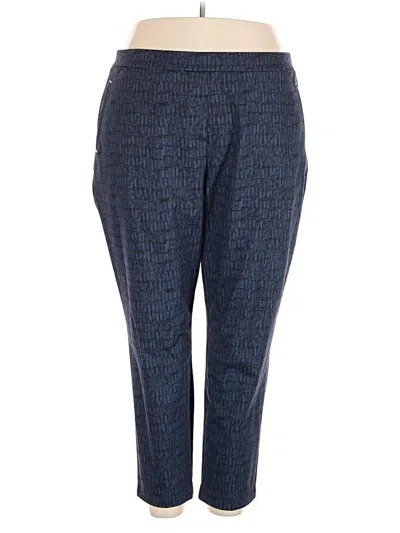 Pre-owned Susan Graver Casual Pants In Blue