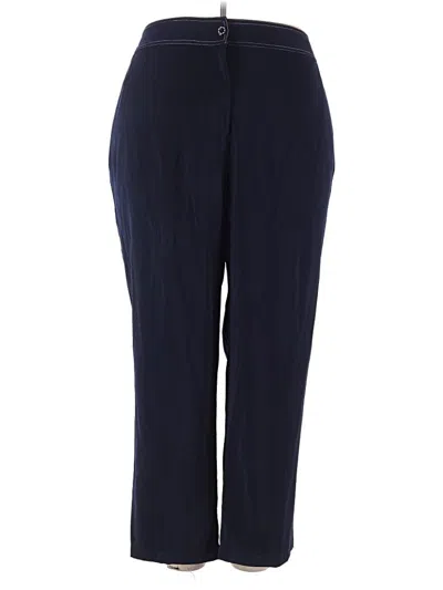 Pre-owned Susan Graver Casual Pants In Blue