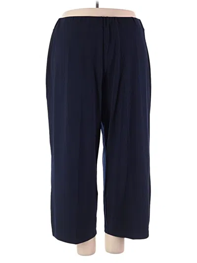 Pre-owned Susan Graver Casual Pants In Blue