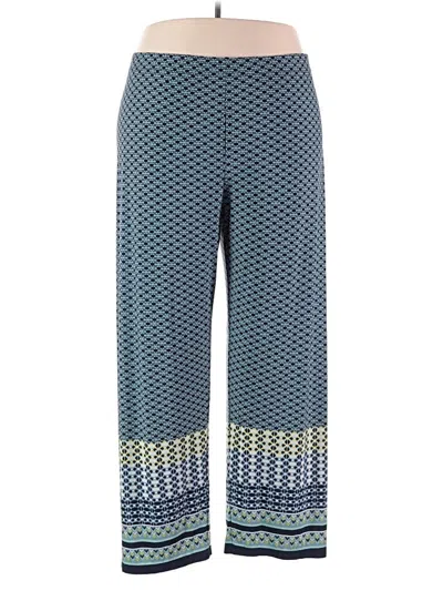 Pre-owned Susan Graver Casual Pants In Blue