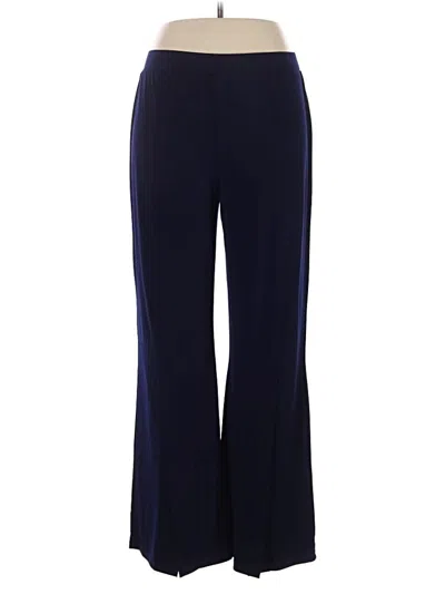Pre-owned Susan Graver Casual Pants In Blue