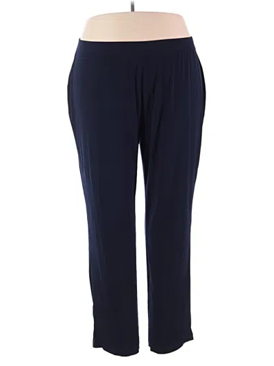 Pre-owned Susan Graver Casual Pants In Blue