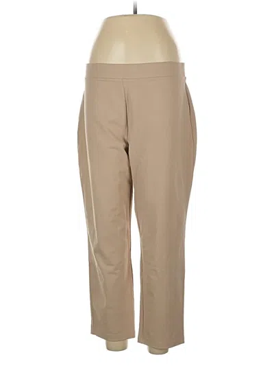 Pre-owned Susan Graver Casual Pants In Brown