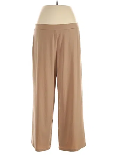 Pre-owned Susan Graver Casual Pants In Brown