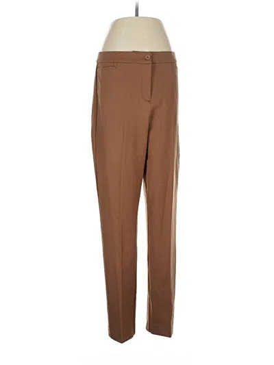 Pre-owned Susan Graver Casual Pants In Brown