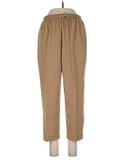 Pre-owned Susan Graver Casual Pants In Brown