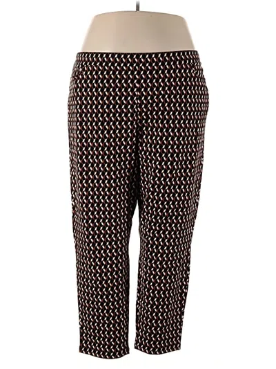 Pre-owned Susan Graver Casual Pants In Brown