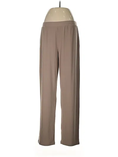 Pre-owned Susan Graver Casual Pants In Brown