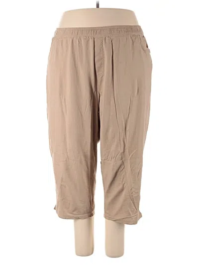 Pre-owned Susan Graver Casual Pants In Brown