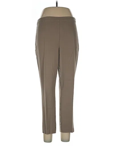 Pre-owned Susan Graver Casual Pants In Brown
