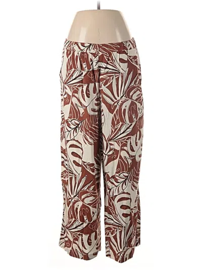 Pre-owned Susan Graver Casual Pants In Brown