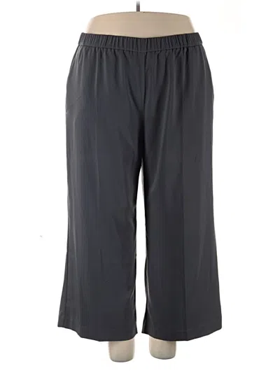 Pre-owned Susan Graver Casual Pants In Gray