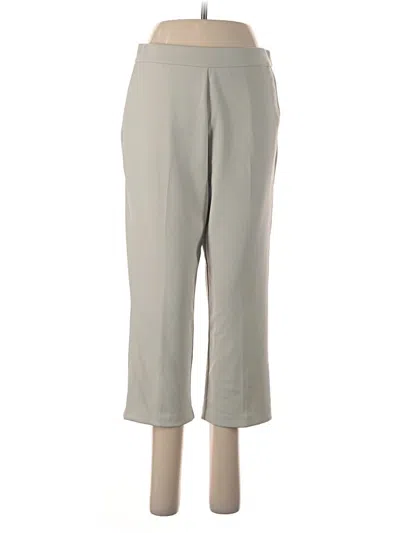 Pre-owned Susan Graver Casual Pants In Gray