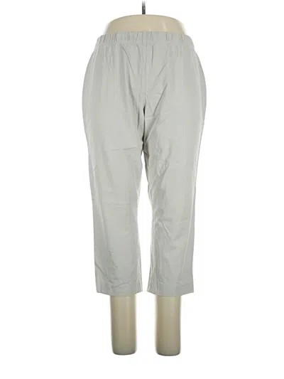 Pre-owned Susan Graver Casual Pants In Gray