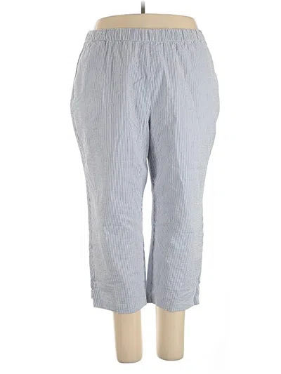 Pre-owned Susan Graver Casual Pants In Gray