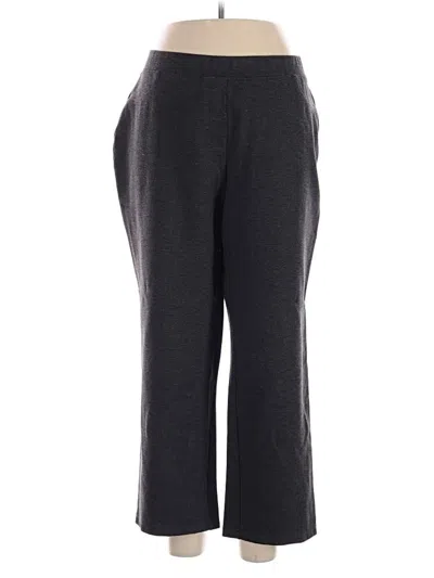 Pre-owned Susan Graver Casual Pants In Gray