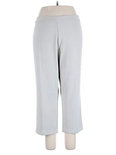 Pre-owned Susan Graver Casual Pants In Gray