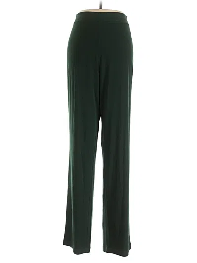 Pre-owned Susan Graver Casual Pants In Green
