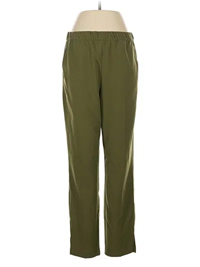 Pre-owned Susan Graver Casual Pants In Green