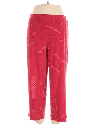 Pre-owned Susan Graver Casual Pants In Red