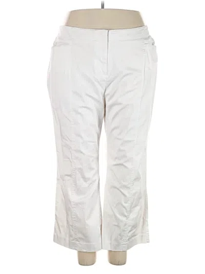 Pre-owned Susan Graver Casual Pants In Silver