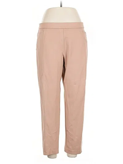 Pre-owned Susan Graver Casual Pants In Tan