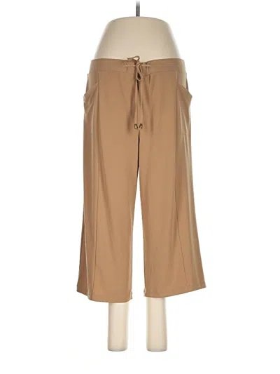 Pre-owned Susan Graver Casual Pants In Tan