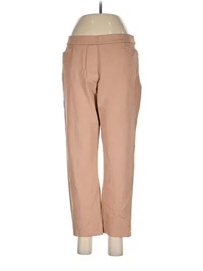 Pre-owned Susan Graver Casual Pants In Tan