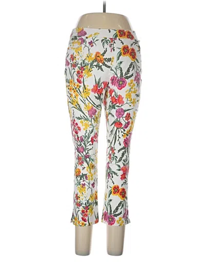 Pre-owned Susan Graver Casual Pants In White