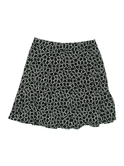 Pre-owned Susan Graver Casual Skirt In Black