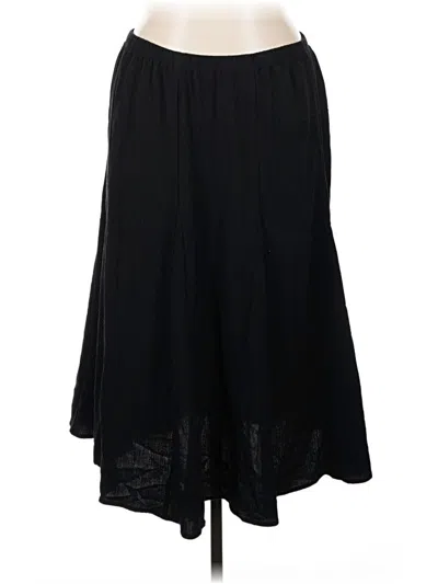 Pre-owned Susan Graver Casual Skirt In Black