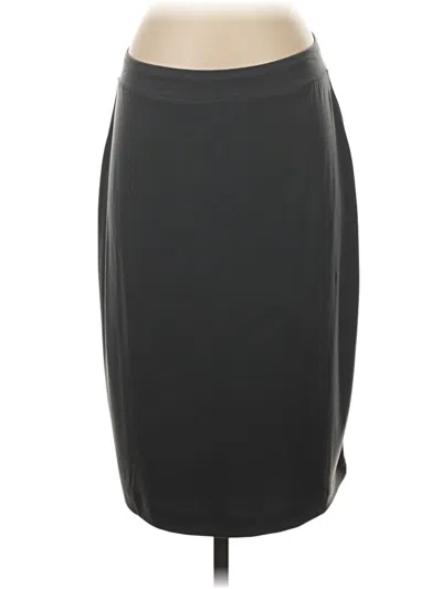 Pre-owned Susan Graver Casual Skirt In Black