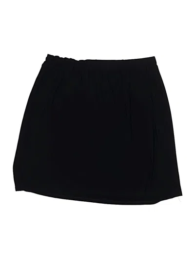 Pre-owned Susan Graver Casual Skirt In Black