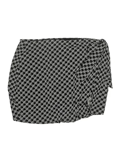 Pre-owned Susan Graver Casual Skirt In Black