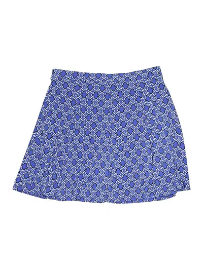 Pre-owned Susan Graver Casual Skirt In Blue