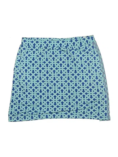 Pre-owned Susan Graver Casual Skirt In Blue