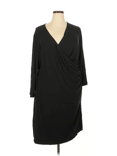 Pre-owned Susan Graver Cocktail Dress In Black