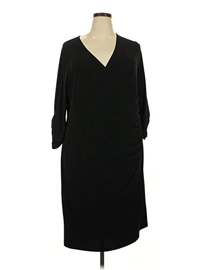 Pre-owned Susan Graver Cocktail Dress In Black