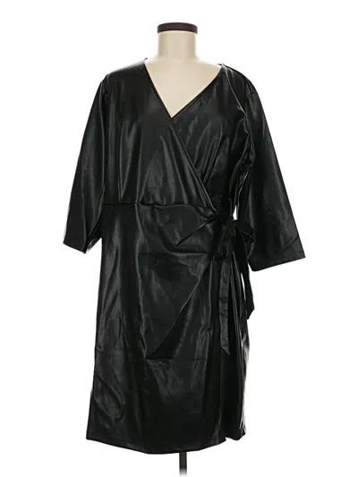 Pre-owned Susan Graver Cocktail Dress In Black