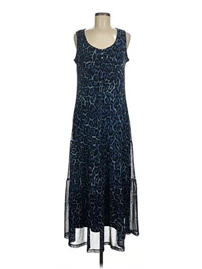 Pre-owned Susan Graver Cocktail Dress In Blue