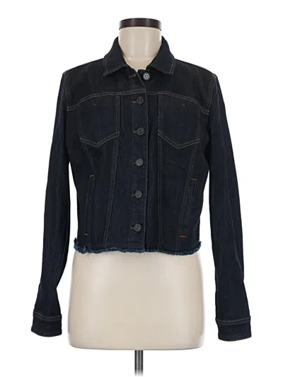 Pre-owned Susan Graver Denim Jacket In Blue