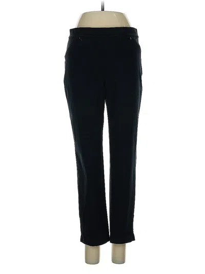 Pre-owned Susan Graver Dress Pants In Black