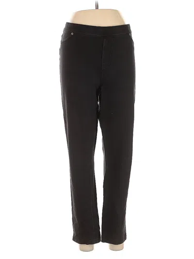 Pre-owned Susan Graver Dress Pants In Black